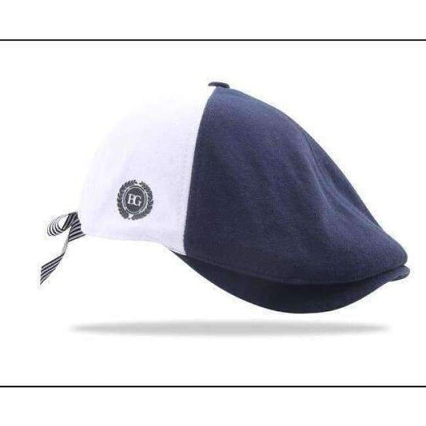 Planet Gates Navy / M GOLF čepice sportovní opalovací krém klobouk outdoorové doplňky dámský kšilt korejská verze dvoubarevný volnočasový baret klobouk bílý + Navy