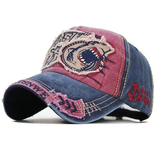 Planet Gates navy red / Adjustable Men Baseball Cap For Women Snapback Hat Shark Embroidery Bone Caps Gorras Casual Casquette Men Baseball Hats Dad Caps