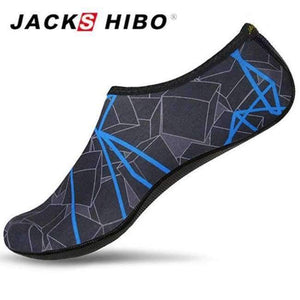 Planet Gates NavyBlue / 43 JACKSHIBO Summer Water Shoes Men Swimming Shoes Aqua Beach Shoes Big Plus Size Sneaker for Men Striped Colorful zapatos hombre