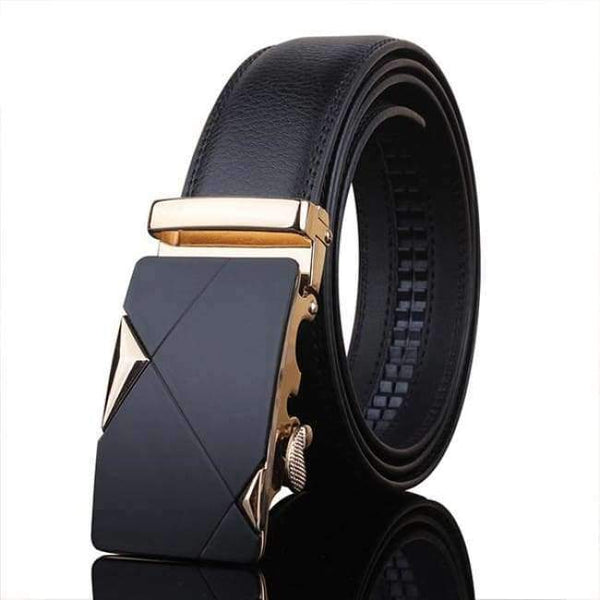 Planet Gates ne304 / 100cm 27to29 Incn [LFMB]Famous Brand Belt Men Top Quality Genuine Luxury Leather Belts for Men,Strap Male Metal Automatic Buckle