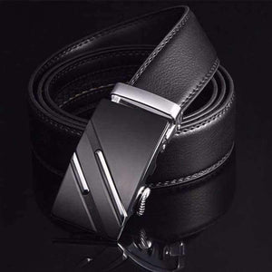 Planet Gates ne305 / 100cm 27to29 Incn [LFMB]Famous Brand Belt Men Top Quality Genuine Luxury Leather Belts for Men,Strap Male Metal Automatic Buckle