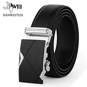 Planet Gates NE305 gold / 105cm 29to31 Inch [DWTS]Belt Male Genuine Leather Strap Belts For Men Top Quality Automatic Buckle black Belts Cummerbunds cinturon hombre