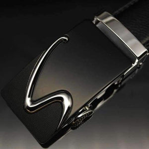 Planet Gates ne330 1 / 95cm 24to27 Incn [LFMB]Famous Brand Belt Men Top Quality Genuine Luxury Leather Belts for Men,Strap Male Metal Automatic Buckle