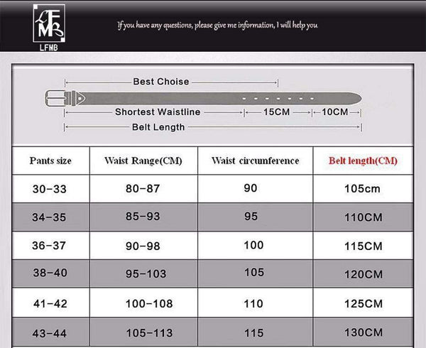 Planet Gates ne330 / 95cm 24to27 Incn Brand Belt Men Top Quality Genuine Luxury Leather Belts for Men,Strap Male Metal Automatic Buckle