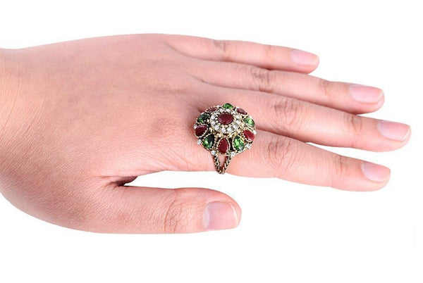 Planet Gates Necklace Sets Fashion Earing Fashion Vintage Ethnic Jewelry Turkish 3Pc Nigerian Red Bead Necklace