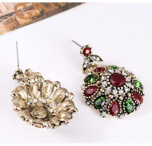 Planet Gates Necklace Sets Fashion Earing Fashion Vintage Ethnic Jewelry Turkish 3Pc Nigerian Red Bead Necklace