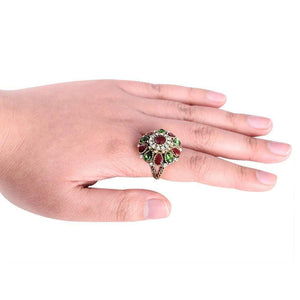 Planet Gates Necklace Sets Fashion Earing Fashion Vintage Ethnic Jewelry Turkish 3Pc Nigerian Red Bead Necklace