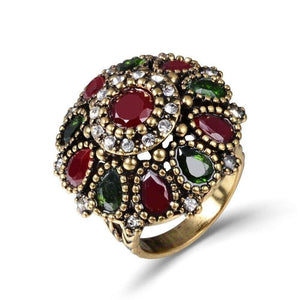 Planet Gates Necklace Sets Fashion Earing Fashion Vintage Ethnic Jewelry Turkish 3Pc Nigerian Red Bead Necklace