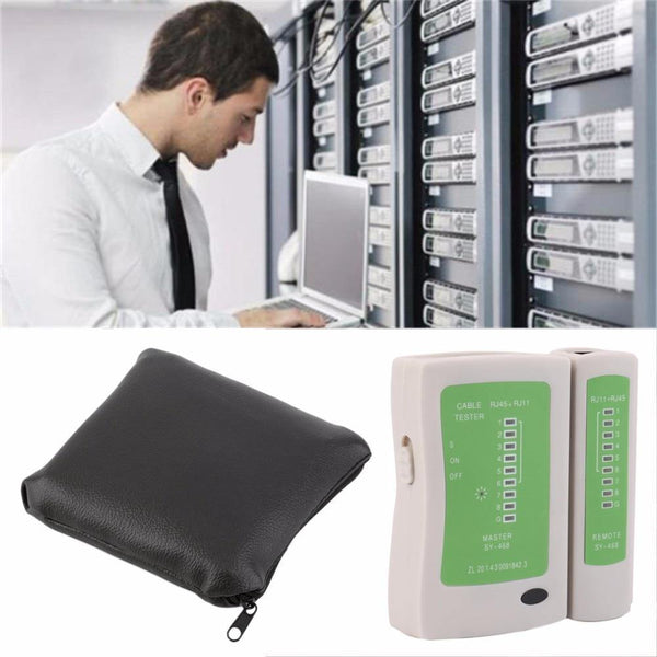 Network Cable Tester RJ45 RJ11 RJ12 CAT5 UTP LAN Cable Tester Networking Tool Handheld Wire Telephone Line Detector