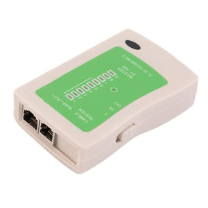 Network Cable Tester RJ45 RJ11 RJ12 CAT5 UTP LAN Cable Tester Networking Tool Handheld Wire Telephone Line Detector