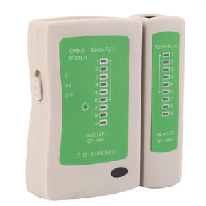 Network Cable Tester RJ45 RJ11 RJ12 CAT5 UTP LAN Cable Tester Networking Tool Handheld Wire Telephone Line Detector