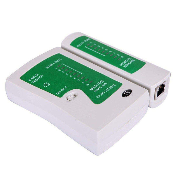 Network Cable Tester RJ45 RJ11 UTP LAN Cable Tester Networking Tool Handheld Wire Telephone Line Detector