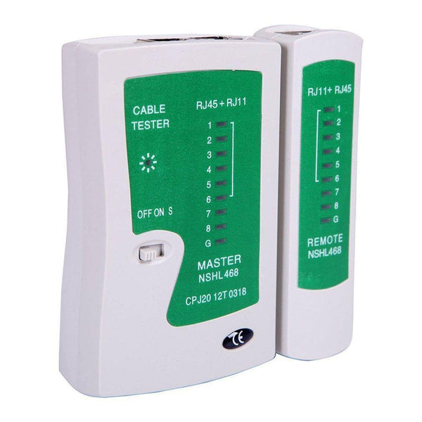 Network Cable Tester RJ45 RJ11 UTP LAN Cable Tester Networking Tool Handheld Wire Telephone Line Detector