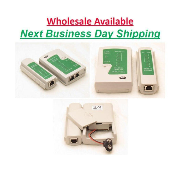 Network Cable Tester RJ45 RJ11 UTP LAN Cable Tester Networking Tool Handheld Wire Telephone Line Detector