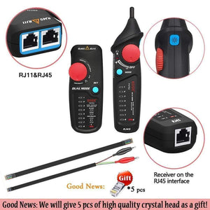 Planet Gates Network Cable Tracker Tester BSIDE FWT82 81 RJ45 RJ11 Telephone Wire Toner Ethernet LAN Tracer Analyzer Detector Line Finder