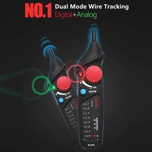 Network Cable Tracker Tester BSIDE FWT82  RJ45 RJ11 Telephone Wire Toner Ethernet LAN Tracer Analyzer Detector Line Finder