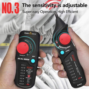 Network Cable Tracker Tester BSIDE FWT82  RJ45 RJ11 Telephone Wire Toner Ethernet LAN Tracer Analyzer Detector Line Finder