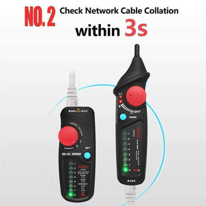 Network Cable Tracker Tester BSIDE FWT82  RJ45 RJ11 Telephone Wire Toner Ethernet LAN Tracer Analyzer Detector Line Finder