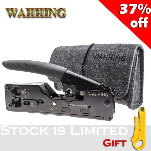 Planet Gates Network Tools Crimper Crimping RJ45 Tool For Cat7 Cat6 Cat5e Plugs RJ45 Connector Cables Multifunctio Crimp Metal Clip Stripper