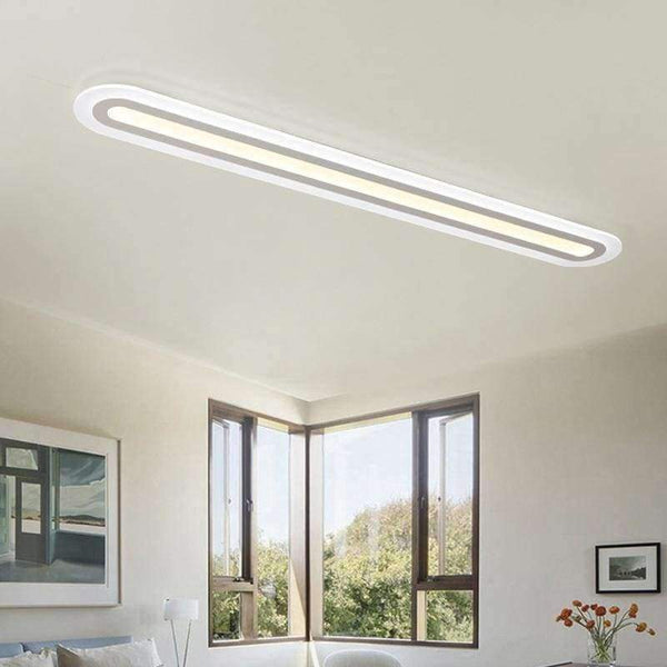Planet Gates Neutral light / L40cm   28W Strip Acrylic LED ceiling light Home Living Room Bedroom Study Room Ceiling lamp Office Commercial Lighting