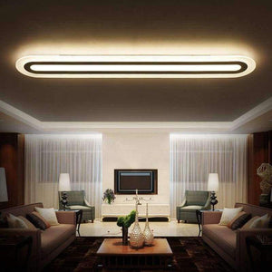 Planet Gates Neutral light / L40cm   28W Strip Acrylic LED ceiling light Home Living Room Bedroom Study Room Ceiling lamp Office Commercial Lighting