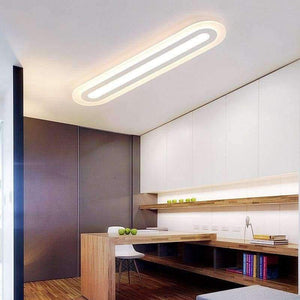 Planet Gates Neutral light / L40cm   28W Strip Acrylic LED ceiling light Home Living Room Bedroom Study Room Ceiling lamp Office Commercial Lighting
