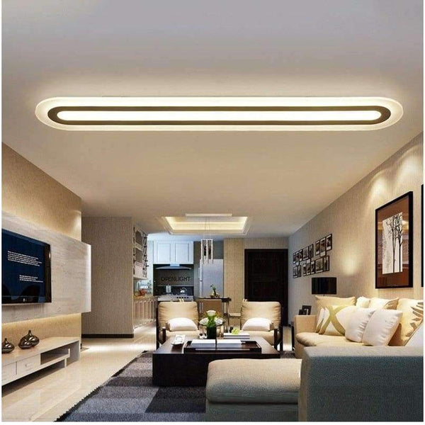 Planet Gates Neutral light / L40cm   28W Strip Acrylic LED ceiling light Home Living Room Bedroom Study Room Ceiling lamp Office Commercial Lighting