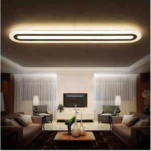 Planet Gates Neutral light / L40cm   28W Strip Acrylic LED ceiling light Home Living Room Bedroom Study Room Ceiling lamp Office Commercial Lighting