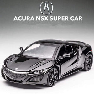 Planet Gates New 1:32 Acura NSX Alloy Sports Car Model Diecast & Toy Vehicles Metal Super Car Model Simulation Sound Light Childrens Toy Gift