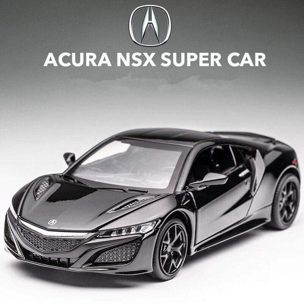 Planet Gates New 1:32 Acura NSX Alloy Sports Car Model Diecast & Toy Vehicles Metal Super Car Model Simulation Sound Light Childrens Toy Gift