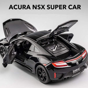 Planet Gates New 1:32 Acura NSX Alloy Sports Car Model Diecast & Toy Vehicles Metal Super Car Model Simulation Sound Light Childrens Toy Gift