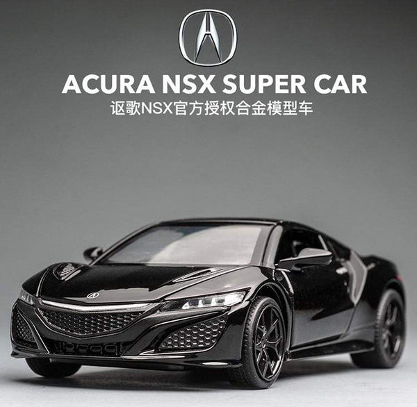 Planet Gates New 1:32 Acura NSX Alloy Sports Car Model Diecast & Toy Vehicles Metal Super Car Model Simulation Sound Light Childrens Toy Gift