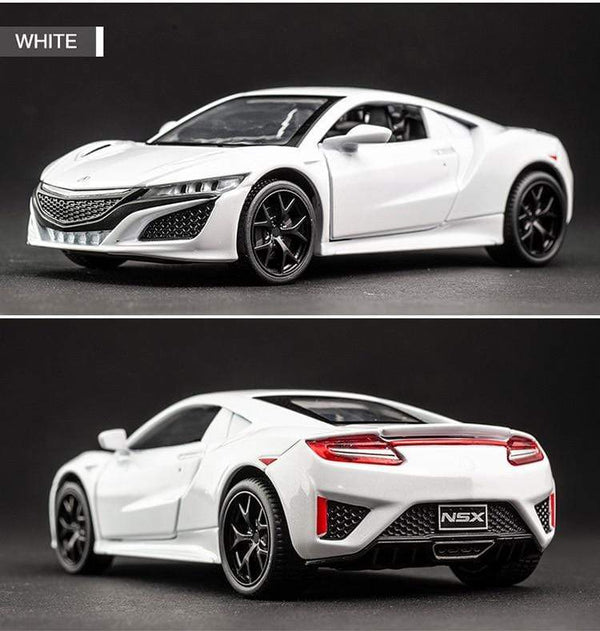 Planet Gates New 1:32 Acura NSX Alloy Sports Car Model Diecast & Toy Vehicles Metal Super Car Model Simulation Sound Light Childrens Toy Gift