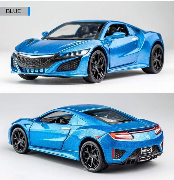 Planet Gates New 1:32 Acura NSX Alloy Sports Car Model Diecast & Toy Vehicles Metal Super Car Model Simulation Sound Light Childrens Toy Gift