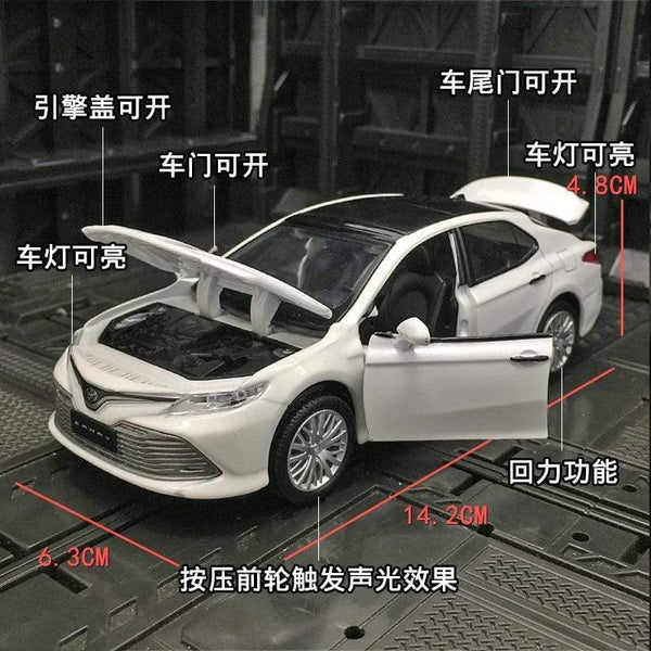 Planet Gates New 1:32 Toyota Eighth Generation 8 Camry Simulation Car Model Alloy Car Model Toy Car Decoration Boy Birthday Gift Collection