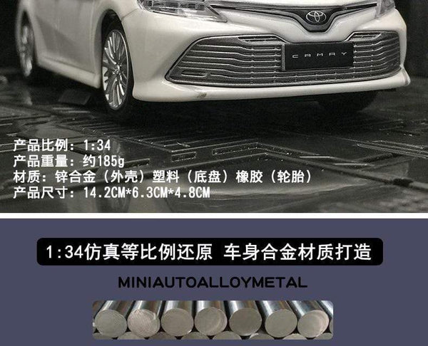 Planet Gates New 1:32 Toyota Eighth Generation 8 Camry Simulation Car Model Alloy Car Model Toy Car Decoration Boy Birthday Gift Collection