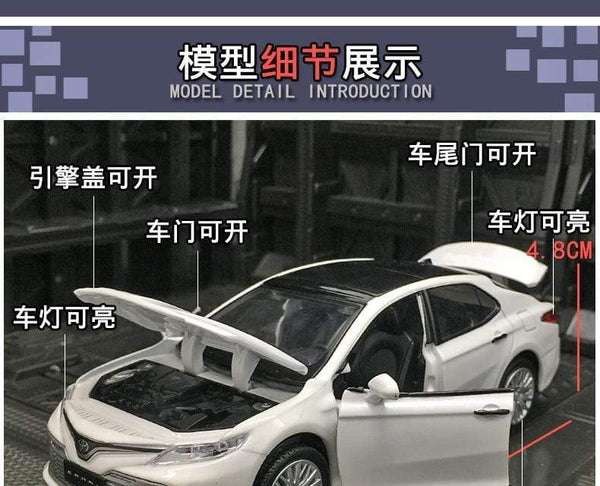 Planet Gates New 1:32 Toyota Eighth Generation 8 Camry Simulation Car Model Alloy Car Model Toy Car Decoration Boy Birthday Gift Collection