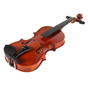 Planet Gates New 1/8 Size Matte Natural Acoustic Violin Fiddle with Case Bow Rosin Musical Instrument
