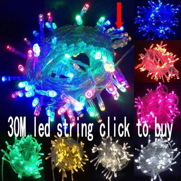 Planet Gates New 100 meter 800 LED Christmas Lights 8 Modes for Seasonal Decorative Christmas Holiday Wedding Parties Indoor / Outdoor Use