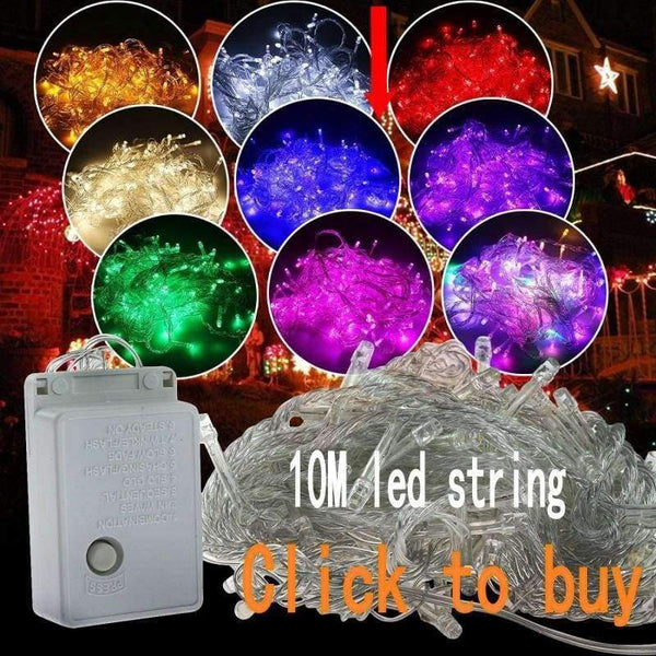Planet Gates New 100 meter 800 LED Christmas Lights 8 Modes for Seasonal Decorative Christmas Holiday Wedding Parties Indoor / Outdoor Use