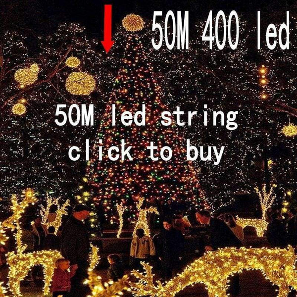 Planet Gates New 100 meter 800 LED Christmas Lights 8 Modes for Seasonal Decorative Christmas Holiday Wedding Parties Indoor / Outdoor Use
