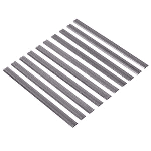 Planet Gates New 10Pcs 82mm x 5.5mm Reversible Carbide Planer Blades For Cutting Soft Hard Woods Ply-wood Board Woodworking Power Tool