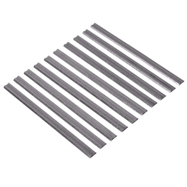 Planet Gates New 10Pcs 82mm x 5.5mm Reversible Carbide Planer Blades For Cutting Soft Hard Woods Ply-wood Board Woodworking Power Tool