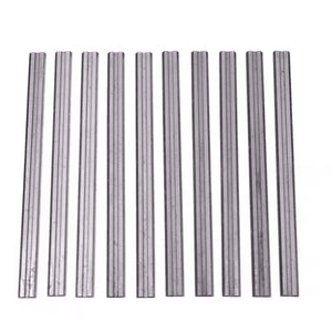 Planet Gates New 10Pcs 82mm x 5.5mm Reversible Carbide Planer Blades For Cutting Soft Hard Woods Ply-wood Board Woodworking Power Tool