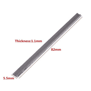 Planet Gates New 10Pcs 82mm x 5.5mm Reversible Carbide Planer Blades For Cutting Soft Hard Woods Ply-wood Board Woodworking Power Tool