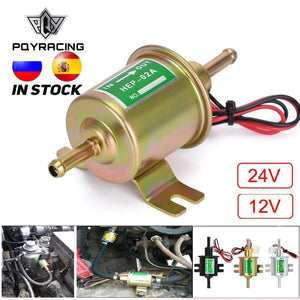 Planet Gates New 12V 24V Electric Fuel Pump Low Pressure Bolt Fixing Wire Diesel Petrol HEP-02A For Car Carburetor Motorcycle ATV