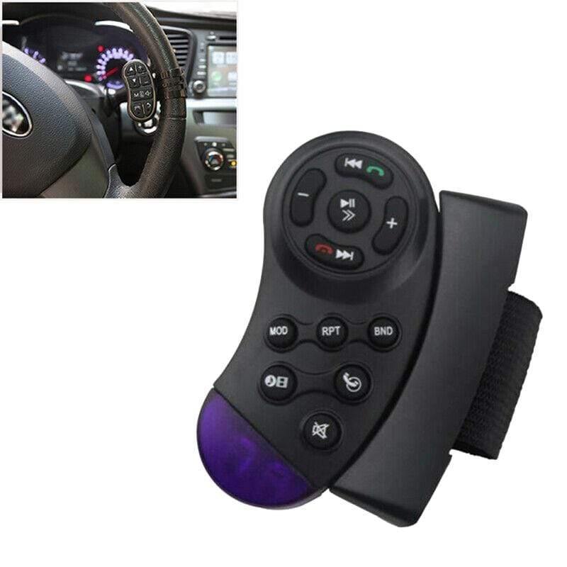 Planet Gates New 1pc Universal Car Steering Wheel Remote Control Switch Vehicle Bluetooth MP3 DVD Stereo Button