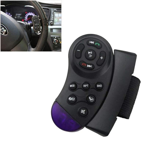Planet Gates New 1pc Universal Car Steering Wheel Remote Control Switch Vehicle Bluetooth MP3 DVD Stereo Button