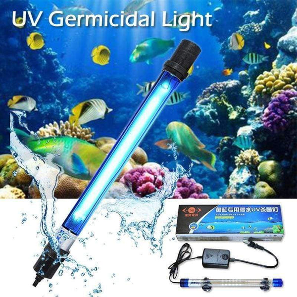 Planet Gates New 1PC UV Germicidal Light For Aquarium Ultraviolet Sterilizer Lamp Submersible Diving Fish Reef Coral Tank Bactericidal lamp