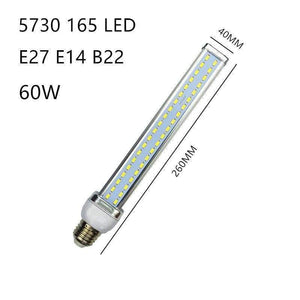 Planet Gates NEW 1pcs/lot 5730 LED lamp Corn light 30W 40W 50W 60W 80W 100W Led Bulb E27 E39 E40 85-265V High brightness energy-saving bulb